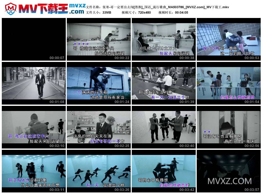 张寒-哥一定要出去闯[替换]_国语_流行歌曲_MA503786